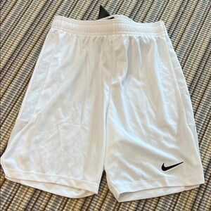 Nike Men's White Sports Shorts